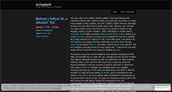 Desktop Screenshot of leifuss.wordpress.com