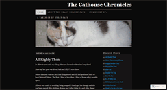Desktop Screenshot of cathousechronicles.wordpress.com