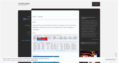 Desktop Screenshot of mhafizuddin.wordpress.com
