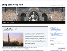 Tablet Screenshot of bringbackhealypub.wordpress.com