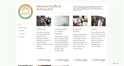 Desktop Screenshot of americasunofficialambassadors.wordpress.com