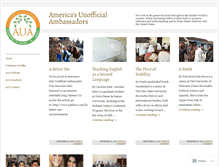 Tablet Screenshot of americasunofficialambassadors.wordpress.com