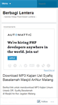 Mobile Screenshot of berbagilentera.wordpress.com