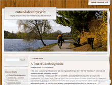 Tablet Screenshot of outandaboutbycycle.wordpress.com