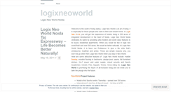 Desktop Screenshot of logixneoworld.wordpress.com