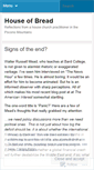 Mobile Screenshot of houseofbread.wordpress.com