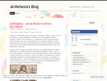 Tablet Screenshot of mmelania.wordpress.com