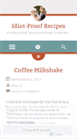 Mobile Screenshot of idiotproofrecipes.wordpress.com