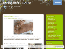 Tablet Screenshot of mybiggreenhouse.wordpress.com