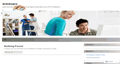 Desktop Screenshot of 2clickspro.wordpress.com