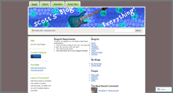 Desktop Screenshot of amazingscott.wordpress.com