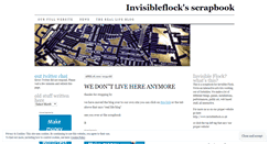 Desktop Screenshot of invisibleflock.wordpress.com