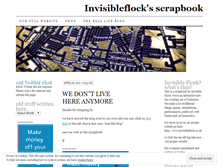 Tablet Screenshot of invisibleflock.wordpress.com