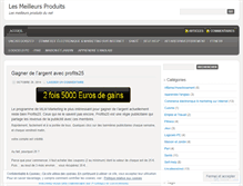Tablet Screenshot of lesmeilleursproduits.wordpress.com