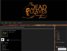 Tablet Screenshot of deadleavesmusic.wordpress.com