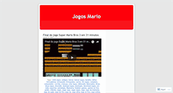 Desktop Screenshot of jogosmario.wordpress.com