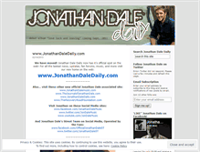 Tablet Screenshot of jonathandaledaily.wordpress.com