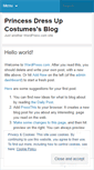 Mobile Screenshot of princessdressupcostumes.wordpress.com