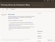 Tablet Screenshot of princessdressupcostumes.wordpress.com