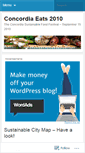 Mobile Screenshot of concordiaeats2010.wordpress.com