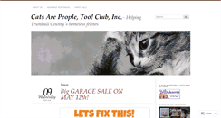 Desktop Screenshot of catsarepeopletooclub.wordpress.com