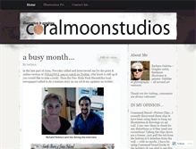 Tablet Screenshot of coralmoon.wordpress.com