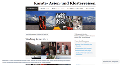 Desktop Screenshot of karatereisen.wordpress.com