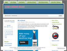 Tablet Screenshot of lakenormanhomes.wordpress.com