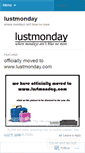 Mobile Screenshot of lustmonday.wordpress.com