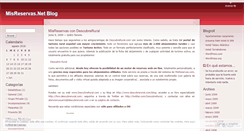 Desktop Screenshot of misreservas.wordpress.com