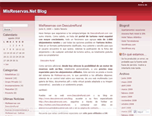 Tablet Screenshot of misreservas.wordpress.com