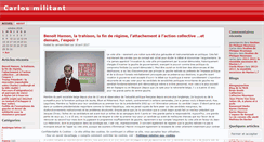 Desktop Screenshot of carlosmilitant.wordpress.com