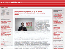 Tablet Screenshot of carlosmilitant.wordpress.com