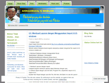 Tablet Screenshot of ahmadrizal.wordpress.com