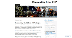 Desktop Screenshot of commutingfromcop.wordpress.com