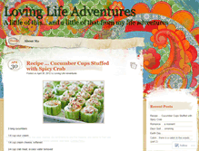 Tablet Screenshot of lovinglifeadventures.wordpress.com