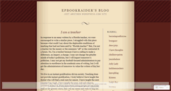 Desktop Screenshot of epbookraider.wordpress.com