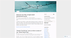 Desktop Screenshot of drugrecallwatch.wordpress.com