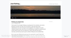 Desktop Screenshot of justfishing.wordpress.com