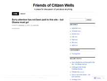 Tablet Screenshot of friendsofcw.wordpress.com