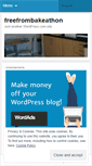 Mobile Screenshot of freefrombakeathon.wordpress.com