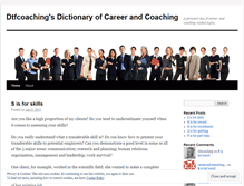 Tablet Screenshot of dtfcoaching.wordpress.com