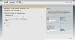 Desktop Screenshot of andryscreamo.wordpress.com
