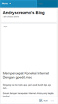 Mobile Screenshot of andryscreamo.wordpress.com