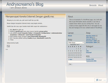 Tablet Screenshot of andryscreamo.wordpress.com