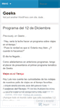 Mobile Screenshot of geeksradiovillalba.wordpress.com