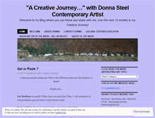 Tablet Screenshot of donnasteelsblog.wordpress.com