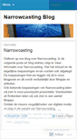 Mobile Screenshot of narrowcastingcdm.wordpress.com