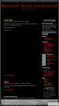 Mobile Screenshot of messingwithsasquatch.wordpress.com