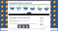 Desktop Screenshot of mundogaturronoticiasymuchomas.wordpress.com